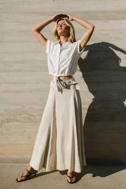 Bohme Junie Cinch Waist Button Up - FINAL SALE