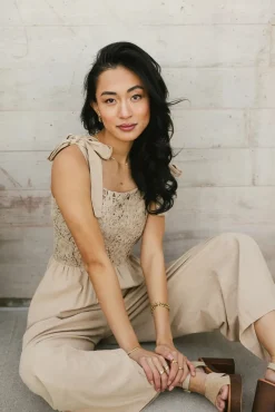 Bohme Kaia Crocheted Jumpsuit in - FINAL SALE