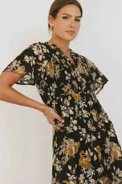 Bohme Kaitlyn Floral Midi Dress