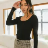 Bohme Kali Fitted Ribbed Sweater in