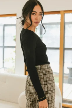 Bohme Kali Fitted Ribbed Sweater in