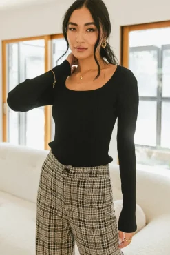 Bohme Kali Fitted Ribbed Sweater in