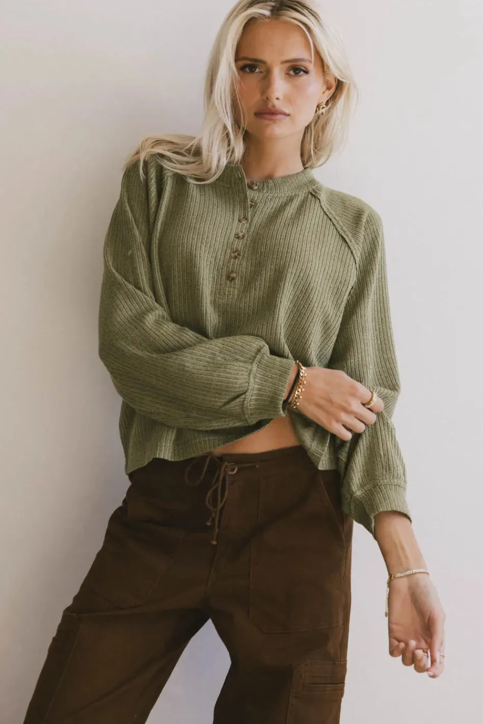Bohme Kami Henley Top in