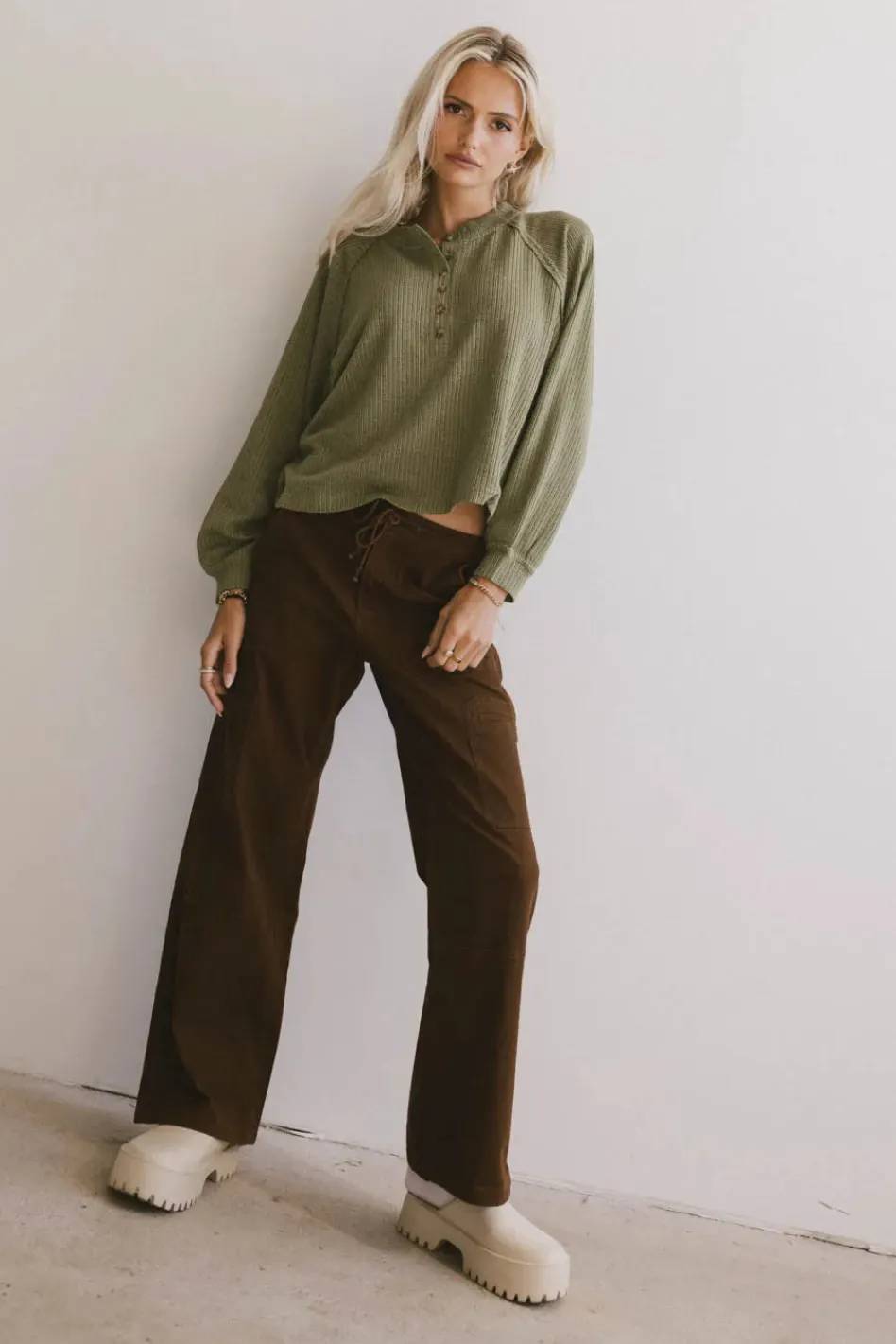 Bohme Kami Henley Top in