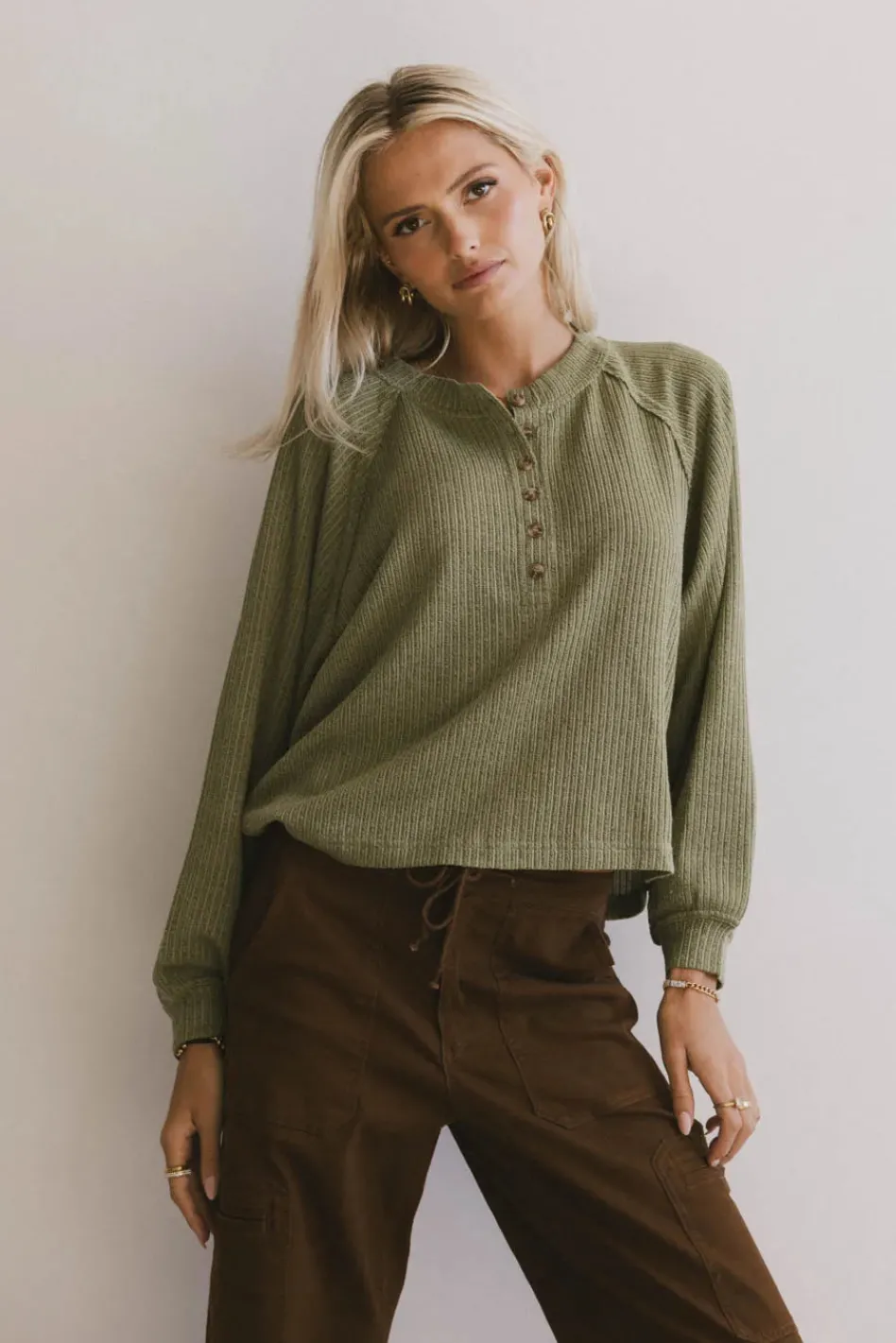 Bohme Kami Henley Top in