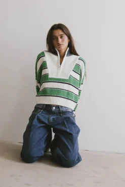 Bohme Kandy Half Zip Sweater in