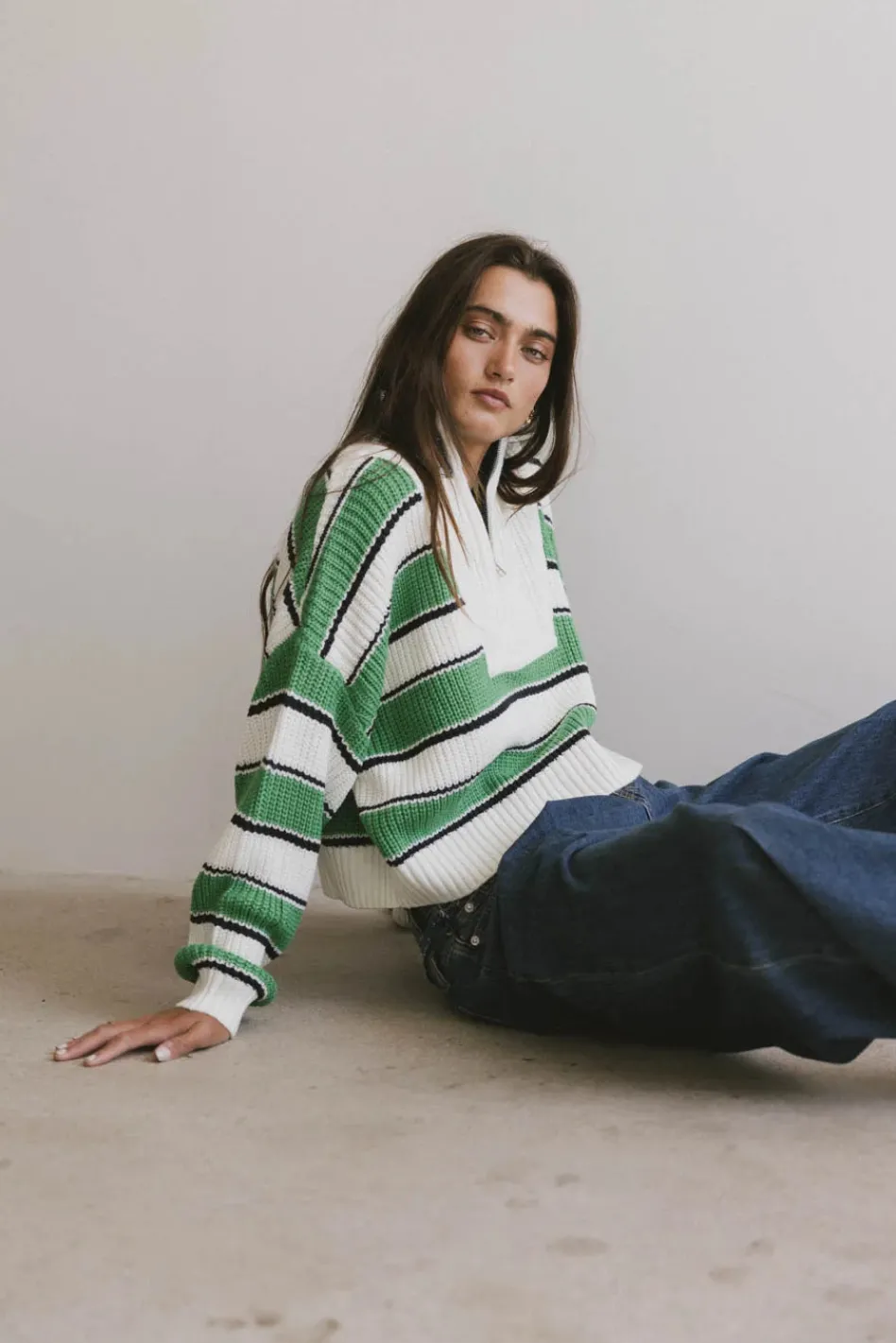 Bohme Kandy Half Zip Sweater in