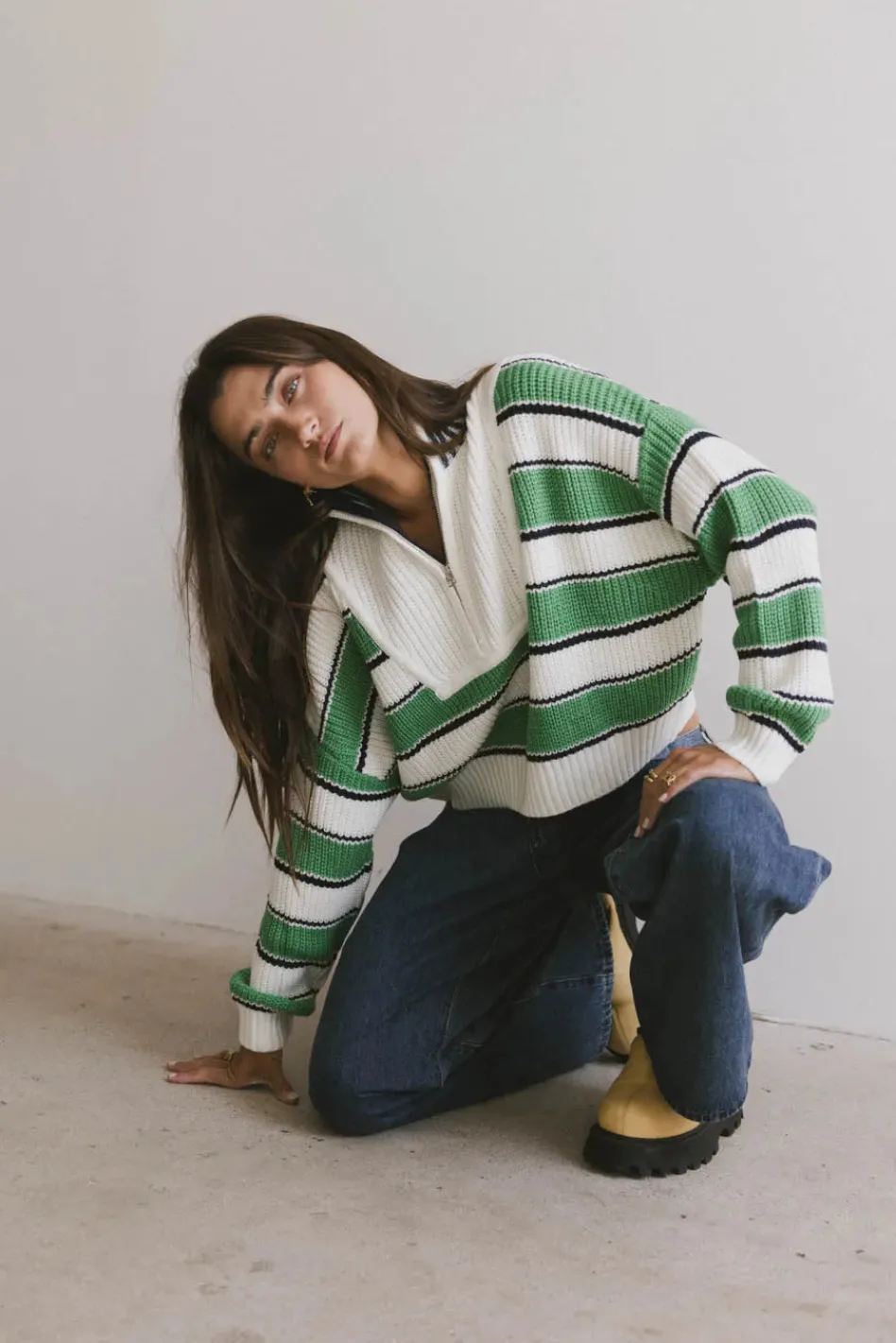 Bohme Kandy Half Zip Sweater in
