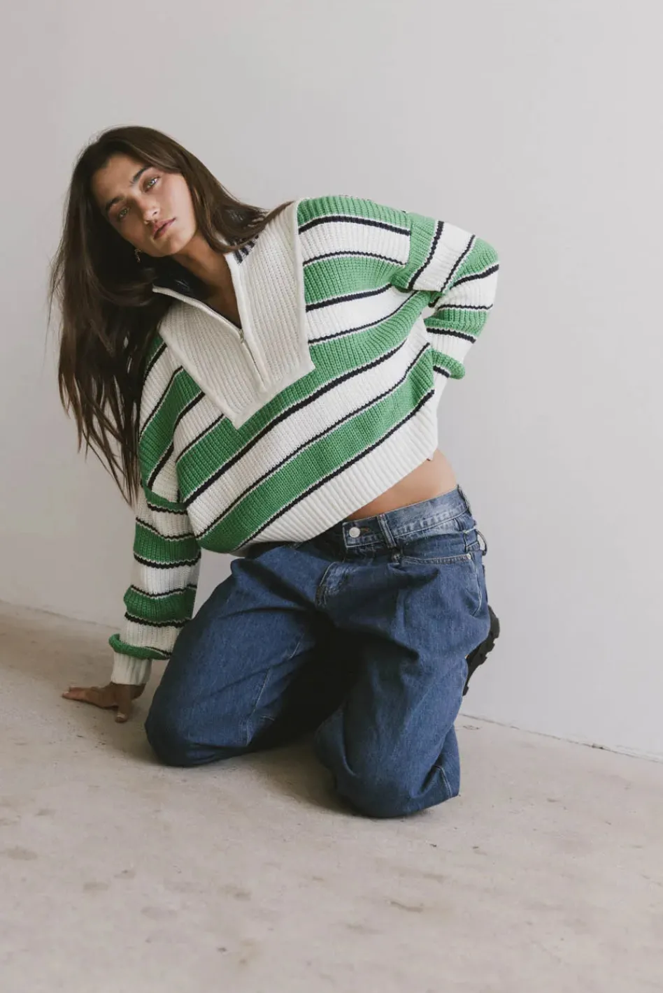 Bohme Kandy Half Zip Sweater in
