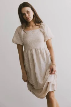 Bohme Karrie Embroidered Midi Dress in