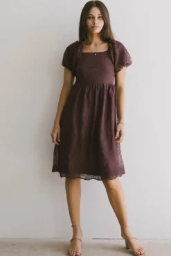 Bohme Karrie Embroidered Midi Dress in