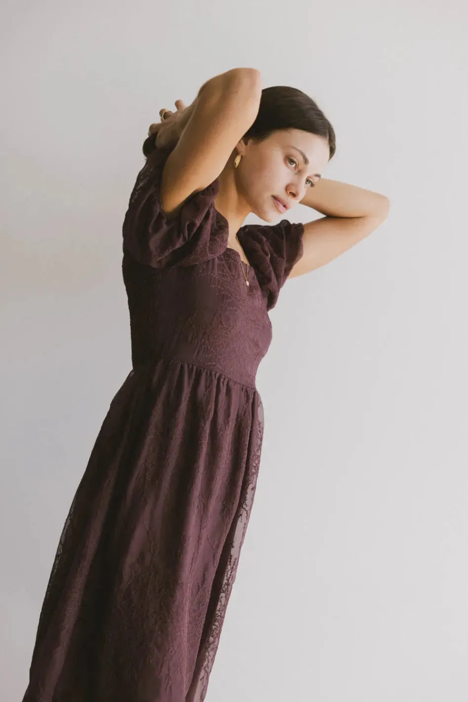 Bohme Karrie Embroidered Midi Dress in