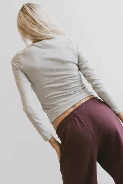 Bohme Kendra Basic Top in Heather Grey