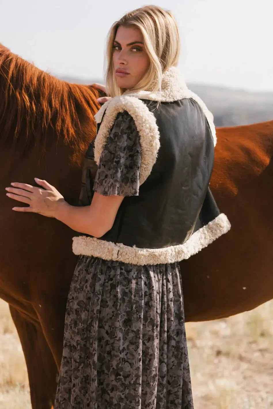 Bohme Kezia Faux Leather Vest