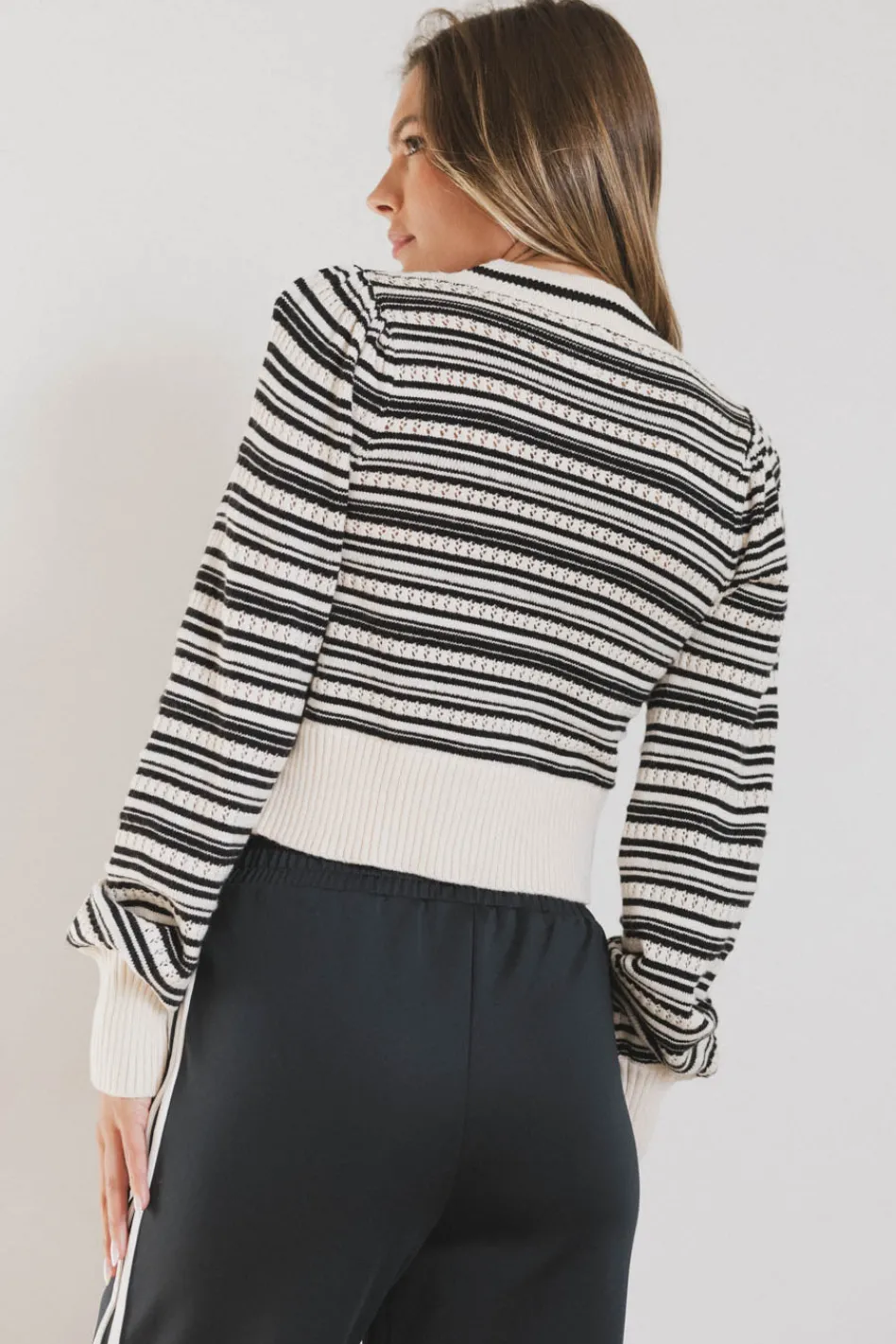 Bohme Kiara Striped Cardigan