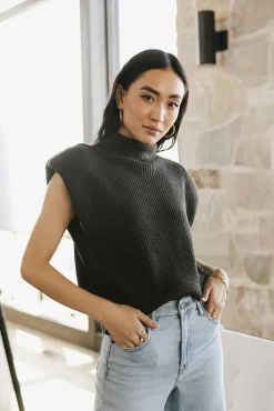 Bohme Kippa Shoulder Pad Sweater in - FINAL SALE