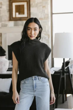 Bohme Kippa Shoulder Pad Sweater in - FINAL SALE
