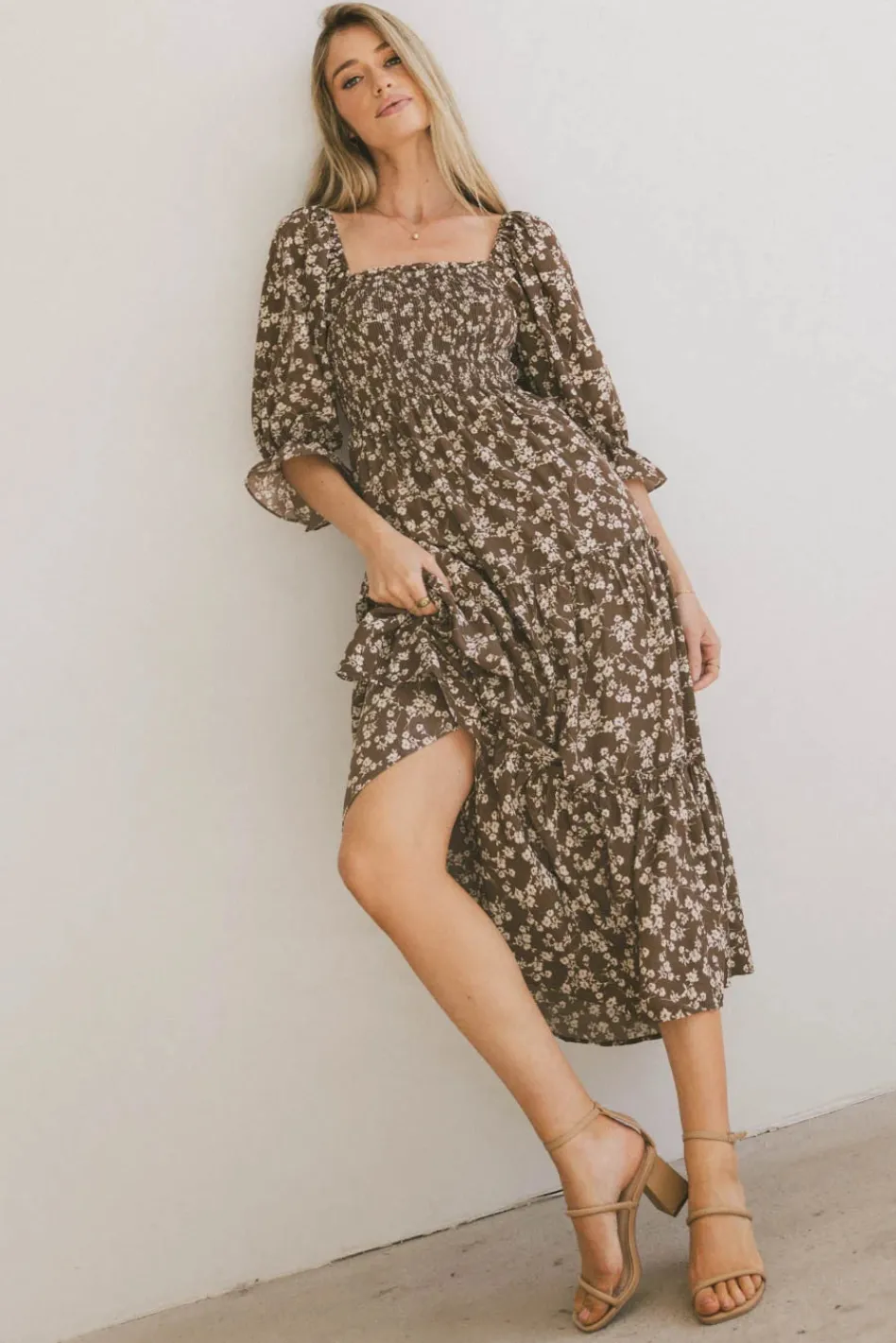 Bohme Kiran Floral Maxi Dress in