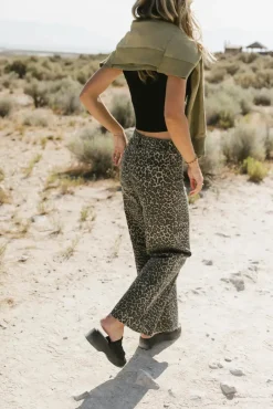 Bohme Kortnee Leopard Print Jeans