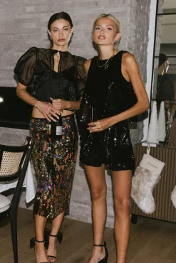 Bohme Layla Sequin Skirt