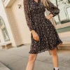 Bohme Layne Ruffled Floral Dress