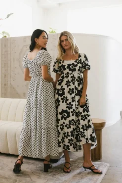 Bohme Leanne Floral Midi Dress