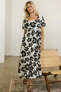 Bohme Leanne Floral Midi Dress