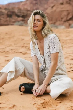 Bohme Leonie Crochet Cardigan