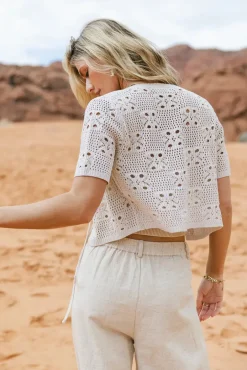 Bohme Leonie Crochet Cardigan