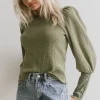 Bohme Lettie Waffle Knit Top in