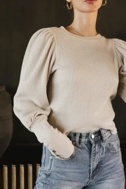 Bohme Lettie Waffle Knit Top in