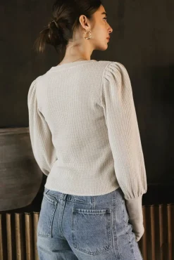 Bohme Lettie Waffle Knit Top in