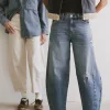 Bohme Lex Barrel Jeans in Medium Wash