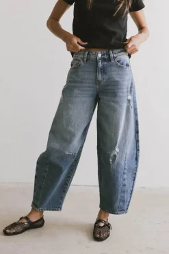 Bohme Lex Barrel Jeans in Medium Wash