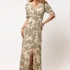 Bohme Lia Floral Midi Dress in