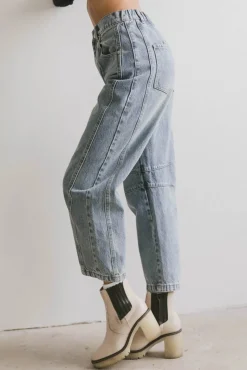 Bohme Lisette Barrel Jean in Medium Wash