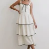 Bohme Liza Contrast Trim Dress in