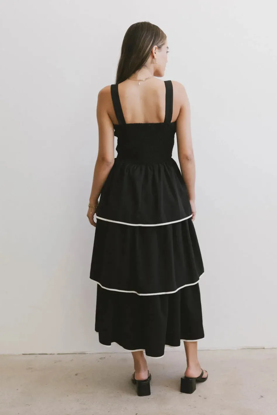 Bohme Liza Contrast Trim Dress in
