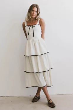 Bohme Liza Contrast Trim Dress in