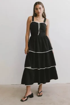 Bohme Liza Contrast Trim Dress in