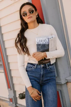 Bohme Lonnie Button Sleeve Sweater in