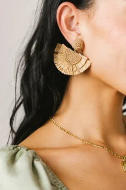 Bohme Lotay Beaded Fan Earrings