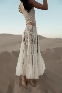 Bohme Louise Tiered Tulle Skirt
