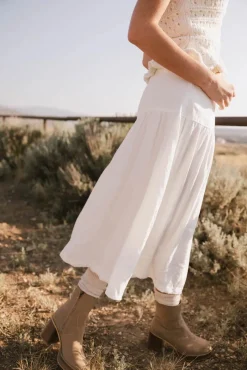 Bohme Luella Denim Midi Skirt