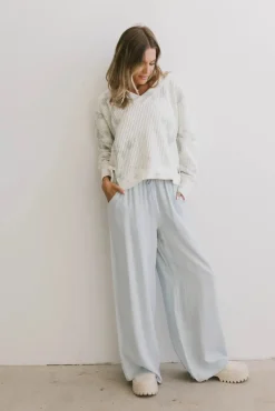 Bohme Luisa Wide Leg Pants in Blue