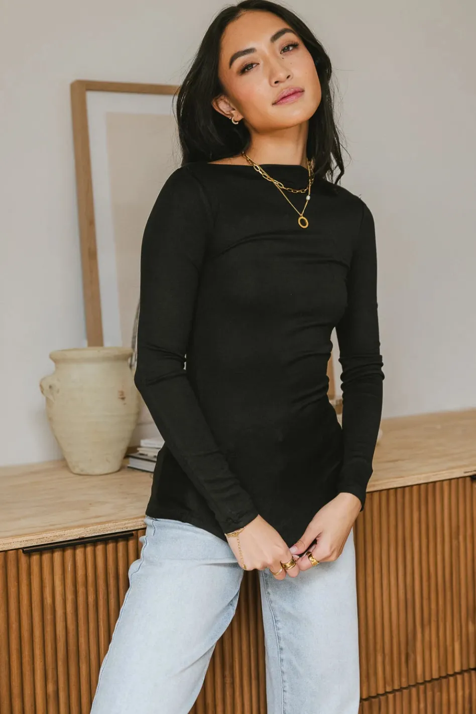 Bohme Luna Ruched Top in - FINAL SALE