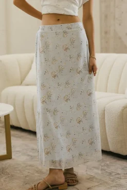 Bohme Luz Floral Maxi Skirt