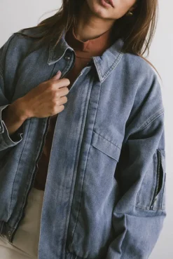 Bohme Maeve Denim Bomber Jacket