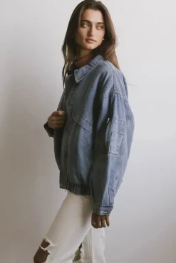 Bohme Maeve Denim Bomber Jacket