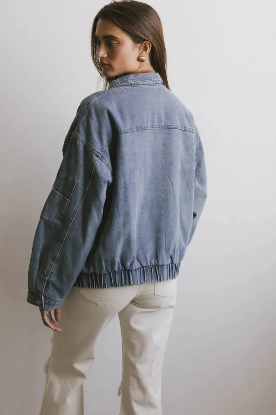 Bohme Maeve Denim Bomber Jacket